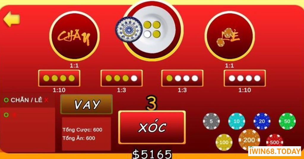 Mẹo xóc đĩa iwin